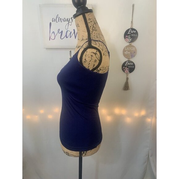 (B-62) short sleeves womens top darck blue size L Joe Boxer . corre chica - Picture 5 of 6